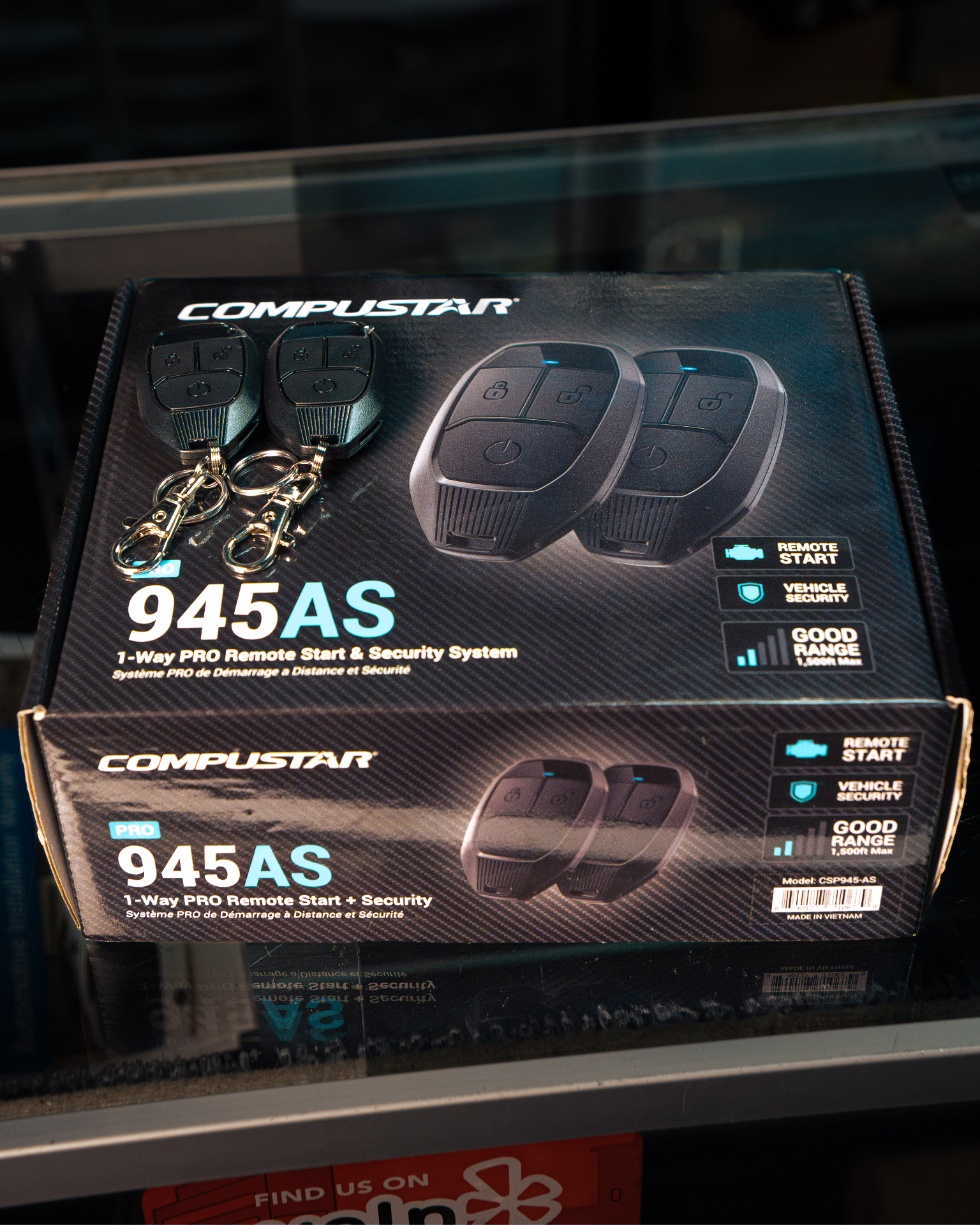 Compustar 945AS 1-Way PRO Remote Start & Security System
